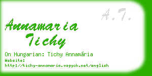 annamaria tichy business card